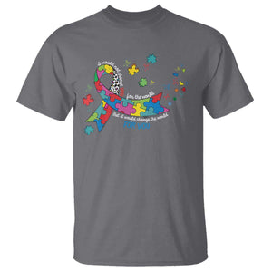 Autism Awareness Coquette Bow T Shirt Special Education Teacher TS10 Charcoal Print Your Wear
