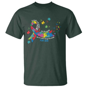 Autism Awareness Coquette Bow T Shirt Special Education Teacher TS10 Dark Forest Green Print Your Wear