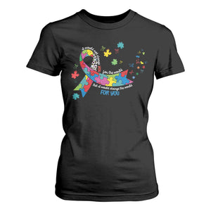 Autism Awareness Coquette Bow T Shirt For Women Special Education Teacher TS10 Black Print Your Wear