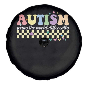 Autism Acceptance Month Spare Tire Cover Seeing the World Differently TS10 Print Your Wear