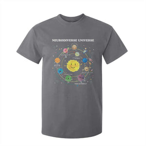 Autism Awareness T Shirt For Kid Neurodiverse Universe Sped Teacher TS10 Charcoal Print Your Wear