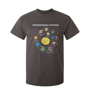 Autism Awareness T Shirt For Kid Neurodiverse Universe Sped Teacher TS10 Dark Chocolate Print Your Wear