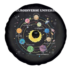 Autism Awareness Spare Tire Cover Neurodiverse Universe Sped Teacher TS10 Print Your Wear