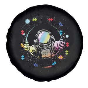 Astronaut Autism Awareness Spare Tire Cover Space Autistic Kids Sped Teacher TS10 Print Your Wear