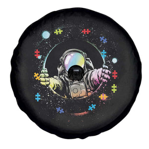 Astronaut Autism Awareness Spare Tire Cover Space Autistic Kids Sped Teacher TS10 Print Your Wear
