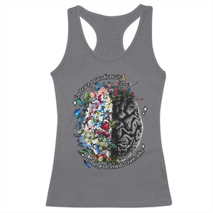 Autism Awareness Racerback Tank Top Neurodiversity All Great Minds Don't Mind Alike TS10 Charcoal Print Your Wear