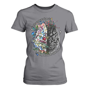 Autism Awareness T Shirt For Women Neurodiversity All Great Minds Don't Mind Alike TS10 Charcoal Print Your Wear