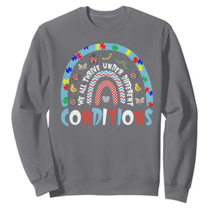 Autism Awareness Sweatshirt Sped Education Teacher Rainbow Reading TS10 Charcoal Print Your Wear