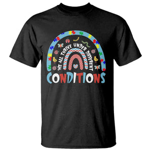 Autism Awareness T Shirt Sped Education Teacher Rainbow Reading TS10 Black Print Your Wear
