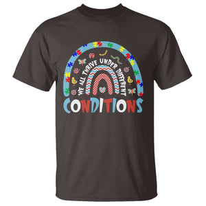 Autism Awareness T Shirt Sped Education Teacher Rainbow Reading TS10 Dark Chocolate Print Your Wear