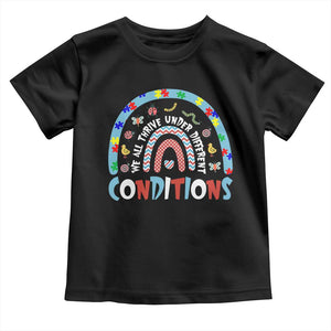 Autism Awareness Toddler T Shirt Sped Education Teacher Rainbow Reading TS10 Black Print Your Wear