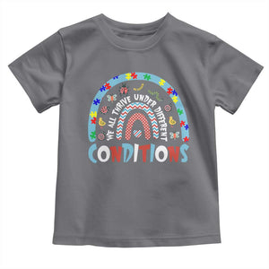 Autism Awareness Toddler T Shirt Sped Education Teacher Rainbow Reading TS10 Charcoal Print Your Wear