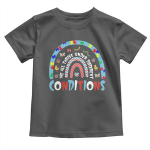 Autism Awareness Toddler T Shirt Sped Education Teacher Rainbow Reading TS10 Dark Heather Print Your Wear