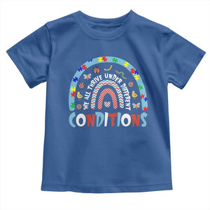 Autism Awareness Toddler T Shirt Sped Education Teacher Rainbow Reading TS10 Royal Blue Print Your Wear