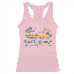 Gulf of Mexico Racerback Tank Top Always And Forever Resist TS10 Light Pink Print Your Wear