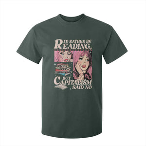 Funny Reading T Shirt For Kid Hilarious Bookworm Book Lover Reader Gift TS10 Dark Forest Green Print Your Wear