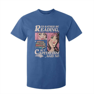 Funny Reading T Shirt For Kid Hilarious Bookworm Book Lover Reader Gift TS10 Royal Blue Print Your Wear