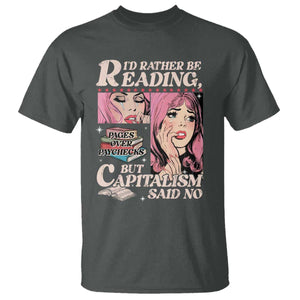 Funny Reading T Shirt Hilarious Bookworm Book Lover Reader Gift TS10 Dark Heather Print Your Wear