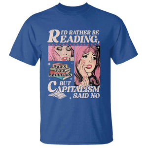 Funny Reading T Shirt Hilarious Bookworm Book Lover Reader Gift TS10 Royal Blue Print Your Wear