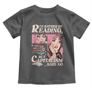 Funny Reading Toddler T Shirt Hilarious Bookworm Book Lover Reader Gift TS10 Dark Heather Print Your Wear