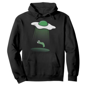 Funny Irish St Patricks Day Hoodie UFO Egg Bacon Abduction Funny TS10 Black Print Your Wear