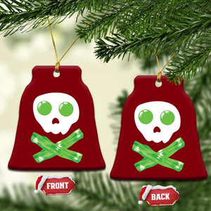 Funny St Patricks Day Ceramic Ornament Bacon & Eggs Skull & Crossbones TS10 Print Your Wear