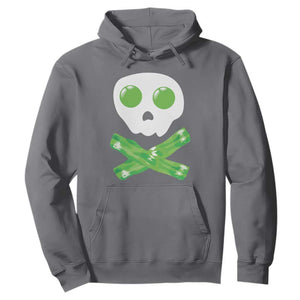 Funny St Patricks Day Hoodie Bacon & Eggs Skull & Crossbones TS10 Charcoal Print Your Wear