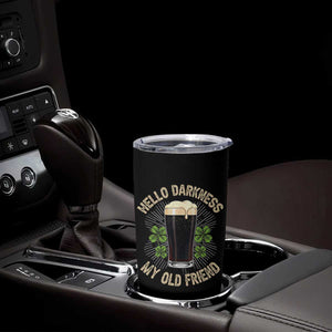 Irish Shamrock Beer Day Tumbler Cup Hello Darkness My Old Friend TS10 Print Your Wear