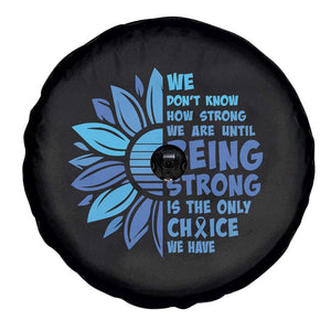 ALS Awareness Spare Tire Cover Blue Ribbon Stronger Survivor TS10 Print Your Wear