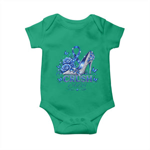 ALS Awareness Baby Onesie Blue Ribbon Women Crush ALS TS10 Irish Green Print Your Wear