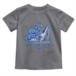 ALS Awareness Toddler T Shirt Blue Ribbon Women Crush ALS TS10 Charcoal Print Your Wear