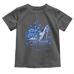 ALS Awareness Toddler T Shirt Blue Ribbon Women Crush ALS TS10 Dark Heather Print Your Wear