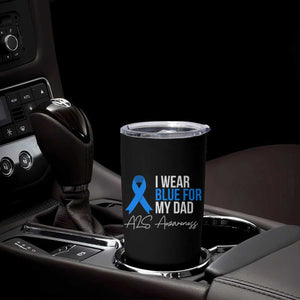 I Wear Blue For My Dad ALS Awareness Tumbler Cup TS10 Print Your Wear