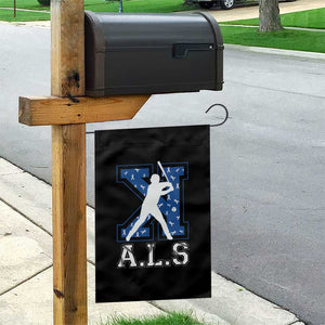 ALS Awareness Garden Flag Baseball Strike Out ALS Support TS10 Print Your Wear