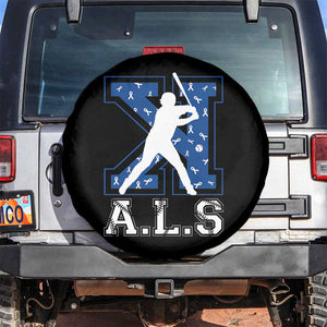 ALS Awareness Spare Tire Cover Baseball Strike Out ALS Support TS10 No hole Black Print Your Wear
