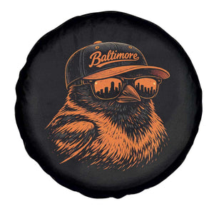 Retro Baltimore Spare Tire Cover City Pride Oriole With Sunglasses TS10 Print Your Wear