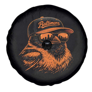 Retro Baltimore Spare Tire Cover City Pride Oriole With Sunglasses TS10 Print Your Wear