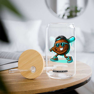 Coconut Baseball Player Glass Can Funny Baseball Drip Ice Cream Fruit Humor TS10 Print Your Wear
