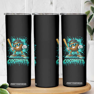 Baseball Coconut Skinny Tumbler Funny Graffiti Splatter Sports TS10 Print Your Wear