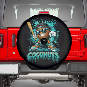 Baseball Coconut Spare Tire Cover Funny Graffiti Splatter Sports TS10 Black Print Your Wear