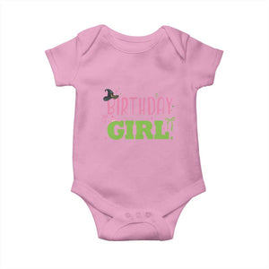 Birthday Girl Baby Onesie Witch Pink Green Toddler Baby 1st 2nd 3rd 4th 5th 6th 7th TS10 Light Pink Print Your Wear