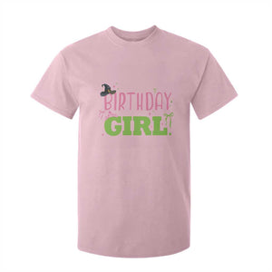 Birthday Girl T Shirt For Kid Witch Pink Green Toddler Baby 1st 2nd 3rd 4th 5th 6th 7th TS10 Light Pink Print Your Wear