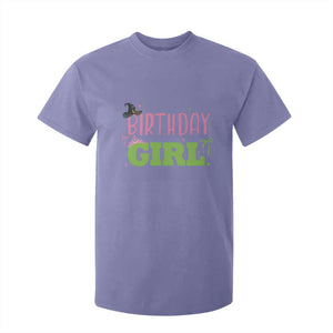Birthday Girl T Shirt For Kid Witch Pink Green Toddler Baby 1st 2nd 3rd 4th 5th 6th 7th TS10 Violet Print Your Wear