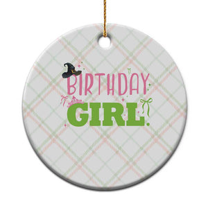 Birthday Girl Ceramic Ornament Witch Pink Green Toddler Baby 1st 2nd 3rd 4th 5th 6th 7th TS10 1pc Christmas Plaid Print Your Wear
