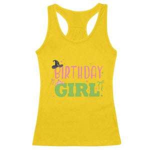 Birthday Girl Racerback Tank Top Witch Pink Green Toddler Baby 1st 2nd 3rd 4th 5th 6th 7th TS10 Daisy Print Your Wear