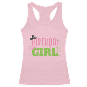 Birthday Girl Racerback Tank Top Witch Pink Green Toddler Baby 1st 2nd 3rd 4th 5th 6th 7th TS10 Light Pink Print Your Wear