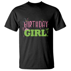 Birthday Girl T Shirt Witch Pink Green Toddler Baby 1st 2nd 3rd 4th 5th 6th 7th TS10 Black Print Your Wear