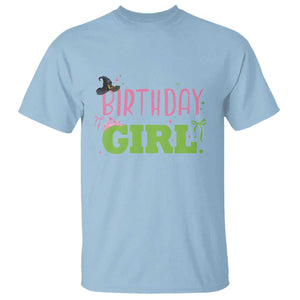 Birthday Girl T Shirt Witch Pink Green Toddler Baby 1st 2nd 3rd 4th 5th 6th 7th TS10 Light Blue Print Your Wear