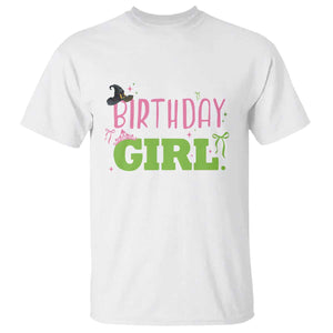 Birthday Girl T Shirt Witch Pink Green Toddler Baby 1st 2nd 3rd 4th 5th 6th 7th TS10 White Print Your Wear