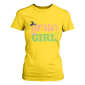 Birthday Girl T Shirt For Women Witch Pink Green Toddler Baby 1st 2nd 3rd 4th 5th 6th 7th TS10 Daisy Print Your Wear